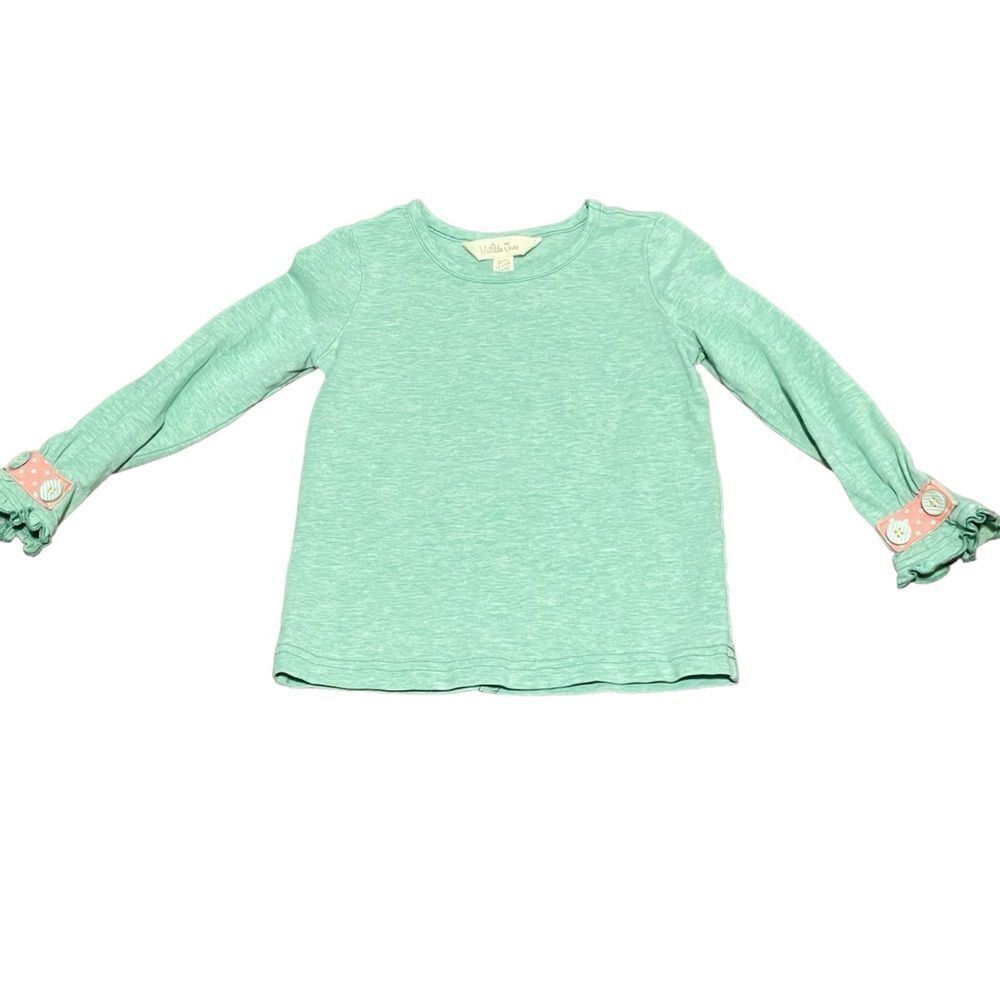 Matilda Jane Green Grass Long Sleeve Tee Size 18-24 Months